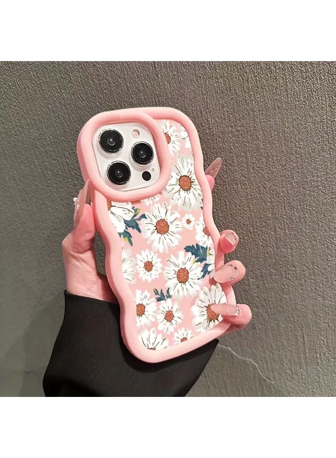Pink Full Screen Anti Drop Frosted Phone Case Compatible with Galaxy S25 Plus - Image 1